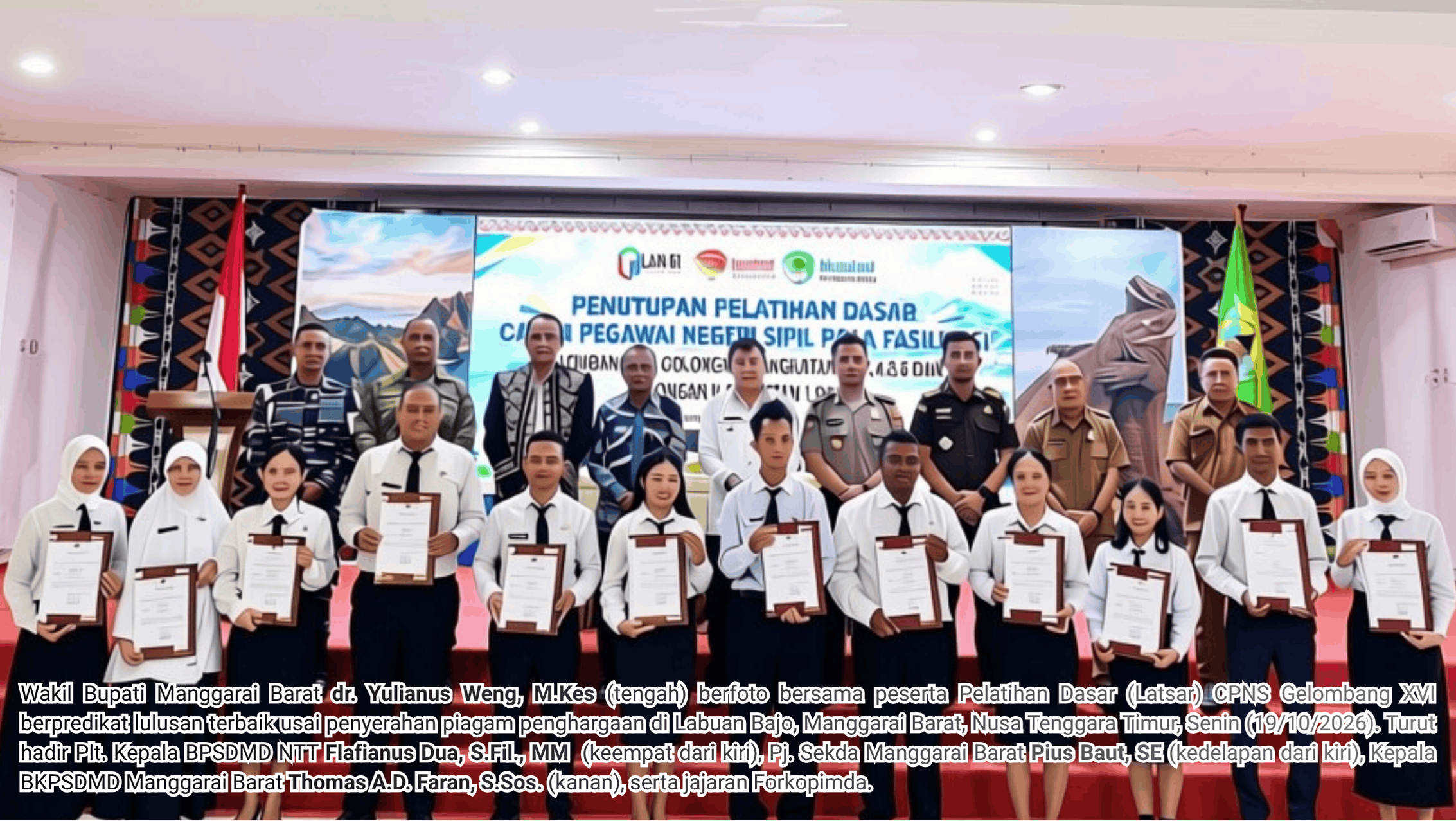 Pemkab Manggarai Barat Resmi Tutup Latsar CPNS Gelombang XVI Tahun 2026