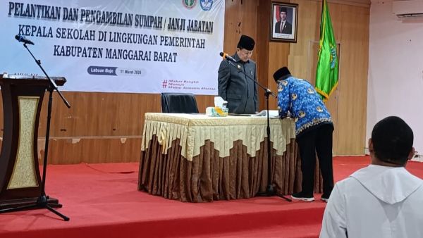Pelantikan Kepala Sekolah Manggarai Barat