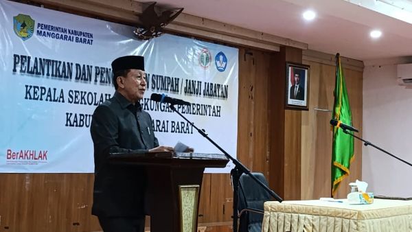 Pelantikan Kepala Sekolah Manggarai Barat